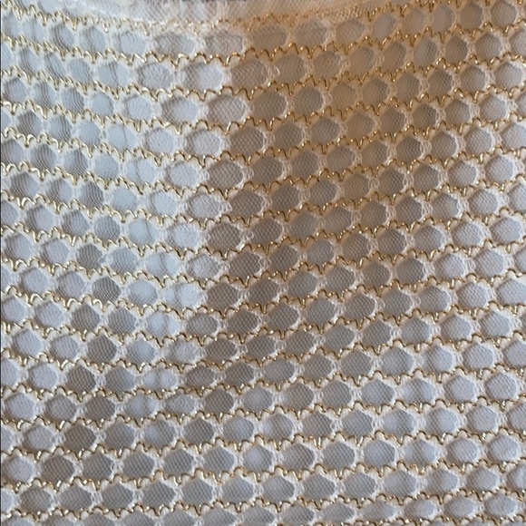 NWT GRACIA SLEEVELESS CREAM & GOLD MAXI DRESS - Picture 7 of 13